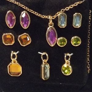 COPY - 12 piece interchangeable Necklace and Earring